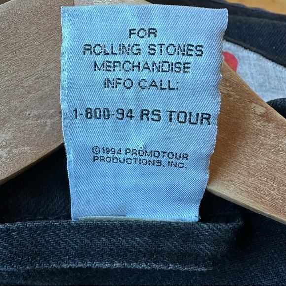 TOUR Vintage Rolling Stones M Jean Tour Jacket 1994 Coat Voodoo Lounge Concert - Picture 12 of 12